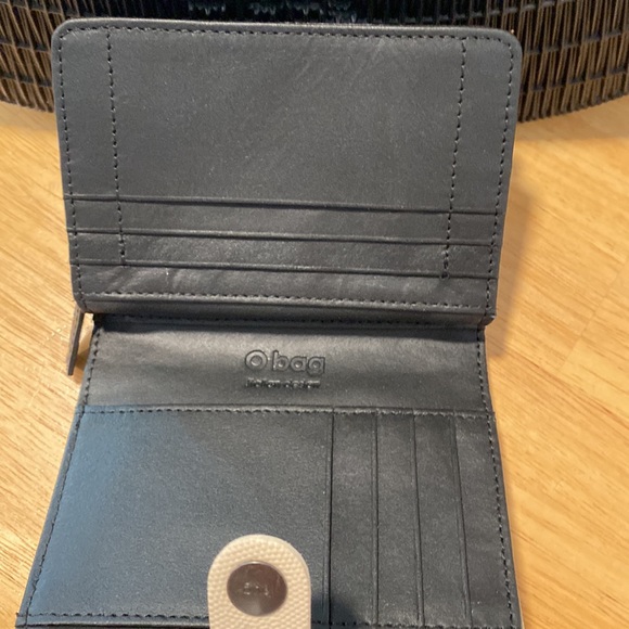NWOT O bag Black and Tan Wallet - Picture 3 of 5